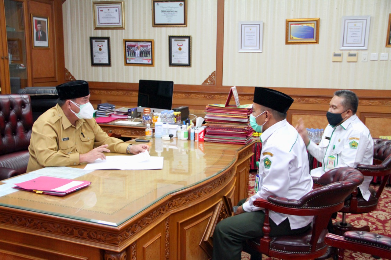 Bupati Dapat Kunjungan Kakankemenag Kutai Barat, Membahas Sinergitas Program Kerja Dan Layanan Masyarakat